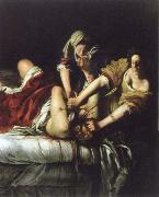 Artemisia  Gentileschi judith beheading holofernes Spain oil painting artist